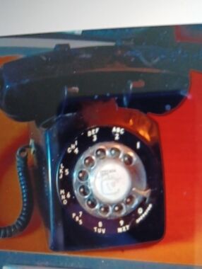 Vintage Black Rotary Phone 1959